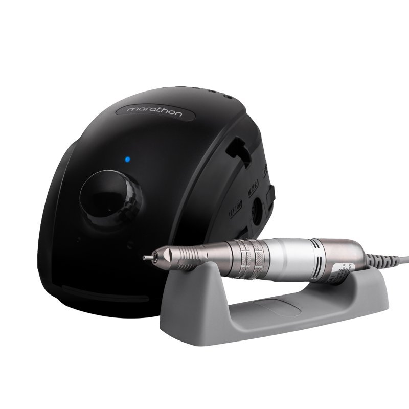 Professionele nagelfrees Saeyang Marathon 3 Champion NEW zwart + H200 voor nagelstudio en beautysalon, professioneel gebruik