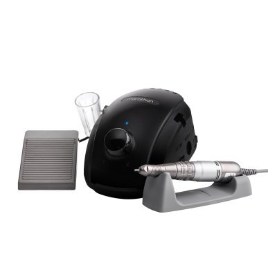 Professionele nagelfrees Saeyang Marathon 3 Champion NEW zwart + H200 voor nagelstudio en beautysalon, professioneel gebruik