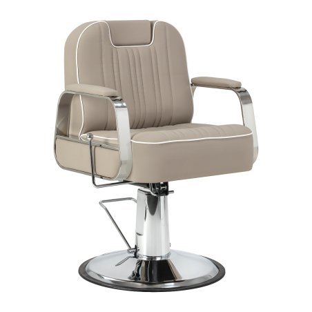 Professionele barberstoel Gabbiano Rufo beige voor kapsalon, barber, praktijk en beauty studio met comfortabel werken