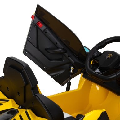 Kinderkappersstoel in autovorm Gabbiano Lamborghini voor kapsalon, barber en beauty studio met comfortabele klantpositie