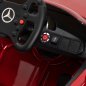 Kinderkappersstoel in Mercedes-auto-design Gabbiano voor kapsalon, comfortabele klantpositie en professionele saloninrichting