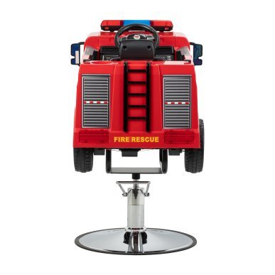 Kinderkappersstoel Gabbiano brandweerwagen voor kapsalon en barber, met comfortabele klantpositionering en verzorgde