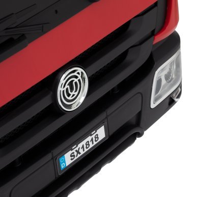 Kinderkappersstoel Gabbiano brandweerwagen voor kapsalon en barber, met comfortabele klantpositionering en verzorgde