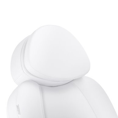 Elektrische behandelstoel Azzurro 708A met 4 motoren voor professioneel salonwerk, podologie en fysiotherapie wit