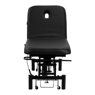 Professionele elektrische massagetafel Azzurro 684A met 1 motor, zwart, voor massage, salon, SPA en fysiotherapie