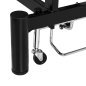 Professionele elektrische massagetafel Azzurro 684A met 1 motor, zwart, voor massage, salon, SPA en fysiotherapie