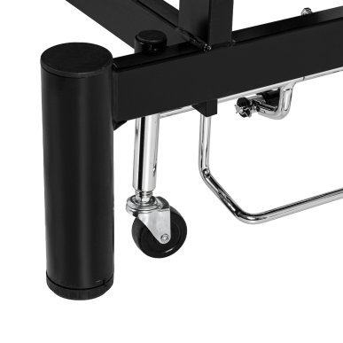 Professionele elektrische massagetafel Azzurro 684A met 1 motor, zwart, voor massage, salon, SPA en fysiotherapie