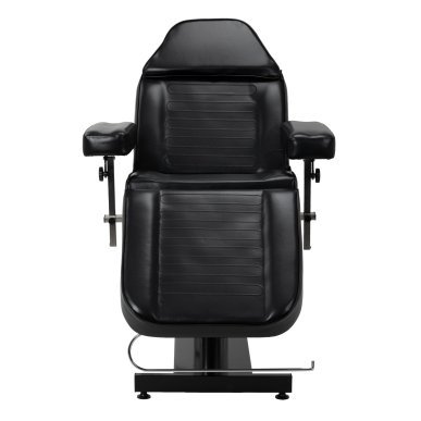 Professionele hydraulische tattoo stoel Pro Ink 210DH zwart met wiegfunctie voor salon, studio en specialistisch gebruik