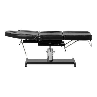 Professionele hydraulische tattoo stoel Pro Ink 210DH zwart met wiegfunctie voor salon, studio en specialistisch gebruik