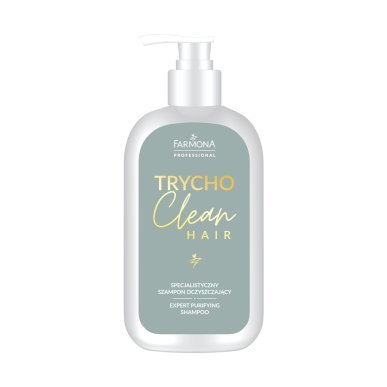 Reinigende shampoo Farmona TRYCHO CLEAN 900 ml tegen vettigheid en overtollig talg voor salon en thuis