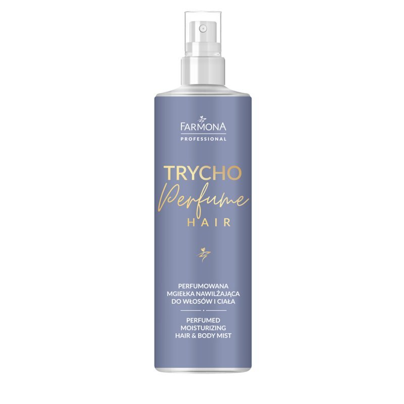 Hydraterende mist voor haar en lichaam Farmona TRYCHO PERFUME 200 ml met langdurige zoete oriëntaals-houtachtige geur