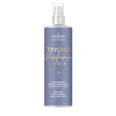 Hydraterende mist voor haar en lichaam Farmona TRYCHO PERFUME 200 ml met langdurige zoete oriëntaals-houtachtige geur