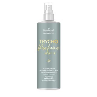 Verfrissende haar- en lichaamsmist Farmona TRYCHO PERFUME 200 ml voor hydratatie, zachtheid en bloemig-houtachtige geur