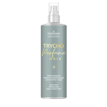 Verfrissende haar- en lichaamsmist Farmona TRYCHO PERFUME 200 ml voor hydratatie, zachtheid en bloemig-houtachtige geur