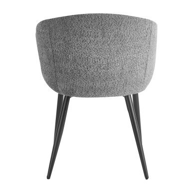 Professionele stoel 4Rico Verso in grijstinten met zachte sherpa-bekleding voor salon, kantoor en modern interieur
