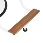 Hairdressing chair Gabbiano Florencja in white with a white base
