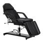 Hydraulische pedicurestoel Sillon 210 zwart met schommelfunctie en gedeelde voetsteun voor salon en podotherapie