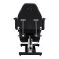 Hydraulische pedicurestoel Sillon 210 zwart met schommelfunctie en gedeelde voetsteun voor salon en podotherapie