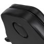 Hydraulische pedicurestoel Sillon 210 zwart met schommelfunctie en gedeelde voetsteun voor salon en podotherapie