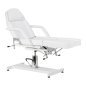 Hydraulic pedicure beauty chair Sillon 210 with rocking function and split footrest white Hydraulic pedicure beauty chair Sillon 210 with rocking function and split footrest white