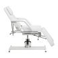 Hydraulic pedicure beauty chair Sillon 210 with rocking function and split footrest white Hydraulic pedicure beauty chair Sillon 210 with rocking function and split footrest white