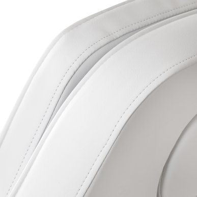 Hydraulische pedicurestoel Sillon 210 wit met schommelfunctie en gedeelde voetsteun voor salon en podotherapie