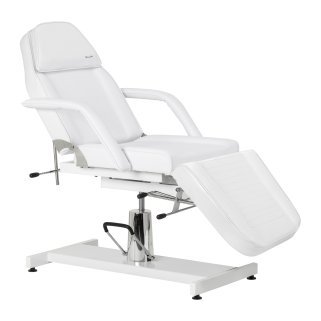 Hydraulic cosmetic chair Sillon 210 with cradle white