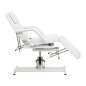 Hydraulic cosmetic chair Sillon 210 with cradle white Hydraulic cosmetic chair Sillon 210 with cradle white