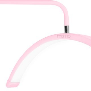 Professionele behandellamp MOMO MX6 GLOW roze 36 W met schaduwvrij LED-licht voor wimpers, beauty, make-up, foto en video