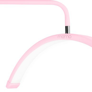 Professionele behandellamp MOMO MX6 GLOW roze 36 W met schaduwvrij LED-licht voor wimpers, beauty, make-up, foto en video