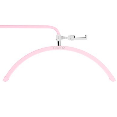Professionele behandellamp MOMO MX6 GLOW roze 36 W met schaduwvrij LED-licht voor wimpers, beauty, make-up, foto en video