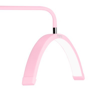 Professionele behandellamp MOMO MX6 GLOW roze 36 W met schaduwvrij LED-licht voor wimpers, beauty, make-up, foto en video