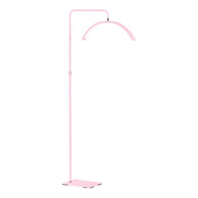 Professionele behandellamp MOMO MX6 GLOW roze 36 W met schaduwvrij LED-licht voor wimpers, beauty, make-up, foto en video