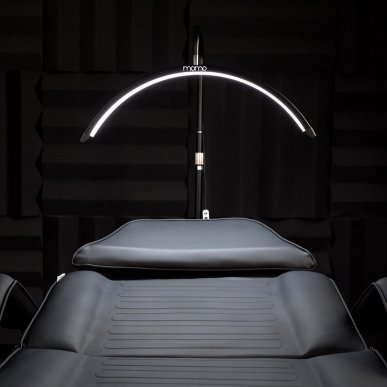 Professionele behandellamp MOMO MX6 GLOW roze 36 W met schaduwvrij LED-licht voor wimpers, beauty, make-up, foto en video