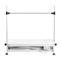 Elektrische trimtafel PAW 3 met verlichting, wit, voor professionele hondentrimsalons en ergonomische vachtverzorging