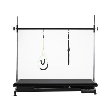 Elektrische trimtafel PAW 1 zwart met hoogteverstelling 22-85 cm en voetbediening voor professionele hondentrimsalon