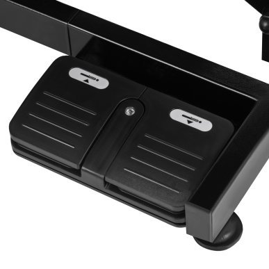 Elektrische trimtafel PAW 1 zwart met hoogteverstelling 22-85 cm en voetbediening voor professionele hondentrimsalon