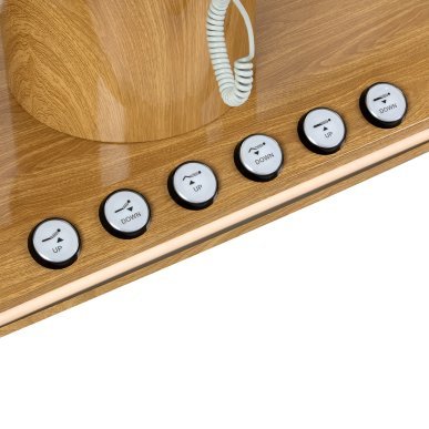 Elektrische cosmetische behandelstoel Sillon Cloud met 3 motoren, crèmekleurig, professioneel voor beautysalons