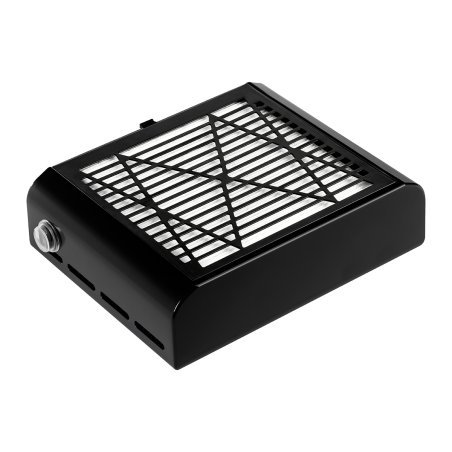 Stofafzuiger voor manicure Momo J-23 zwart, krachtige cassette-afzuiging voor nagelstyling, pedicure en professioneel salonwerk