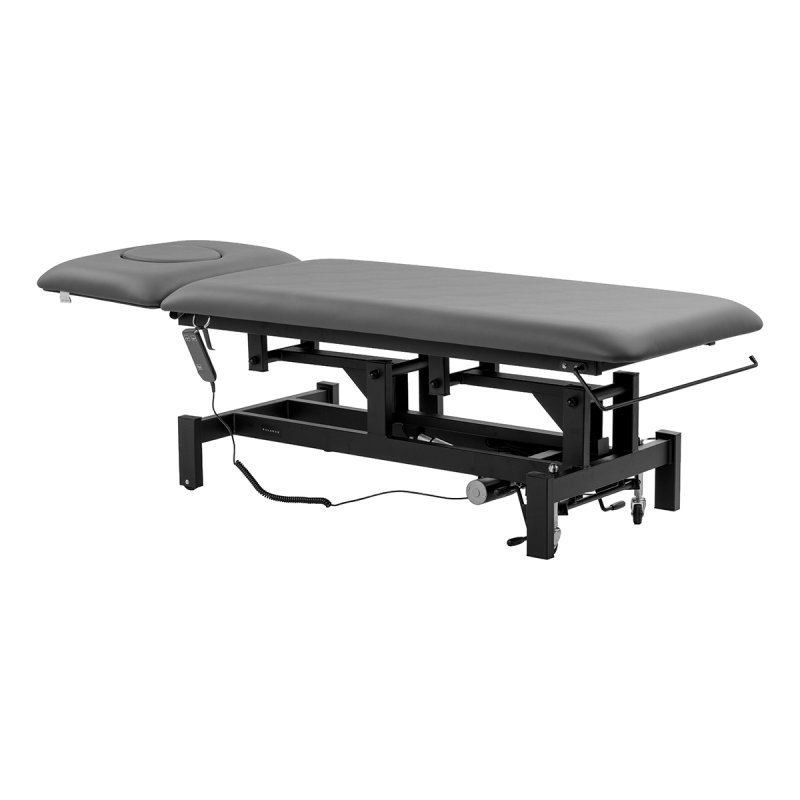 Elektrische revalidatietafel Balance Eso 2 grijs met hoogteverstelling 50-93 cm voor massage en fysiotherapiepraktijk Elektrische revalidatietafel Balance Eso 2 grijs met hoogteverstelling 50-93 cm voor massage en fysiotherapiepraktijk