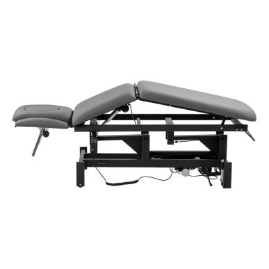 Elektrische behandeltafel Balance Eso 5 voor massage en fysiotherapie met hoogteverstelling en Pivot-functie, grijs