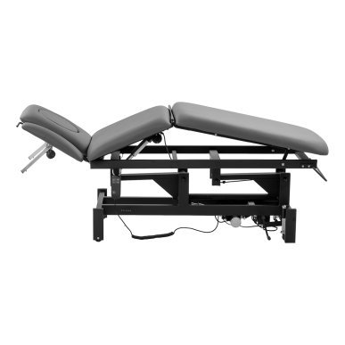Elektrische behandeltafel Balance Eso 5 voor massage en fysiotherapie met hoogteverstelling en Pivot-functie, grijs
