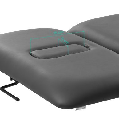 Elektrische behandelbank Balance Novus 2 grijs voor massage, fysiotherapie en revalidatie met hoogteverstelling