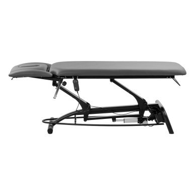 Elektrische revalidatietafel Balance Novus 4 grijs voor massage en fysiotherapie met hoogteverstelling in de praktijk