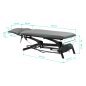 Electric rehabilitation table for massage and physiotherapy Balance Novus 4 grey