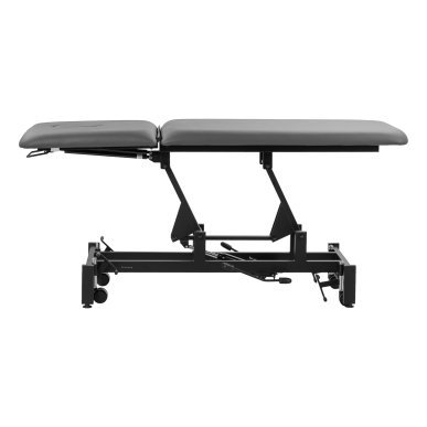 Hydraulische revalidatietafel Balance Solidum 5 grijs met hoogteverstelling 47-93 cm voor massage en fysiotherapie