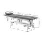 Electric Rehabilitation Table for Massage and Physiotherapy Balance Eso Pro grey