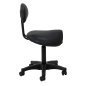 Cosmetic stool 6001 black with a black base