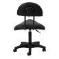 Cosmetic stool 6001 black with a black base