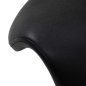 Cosmetic stool 6001 black with a black base